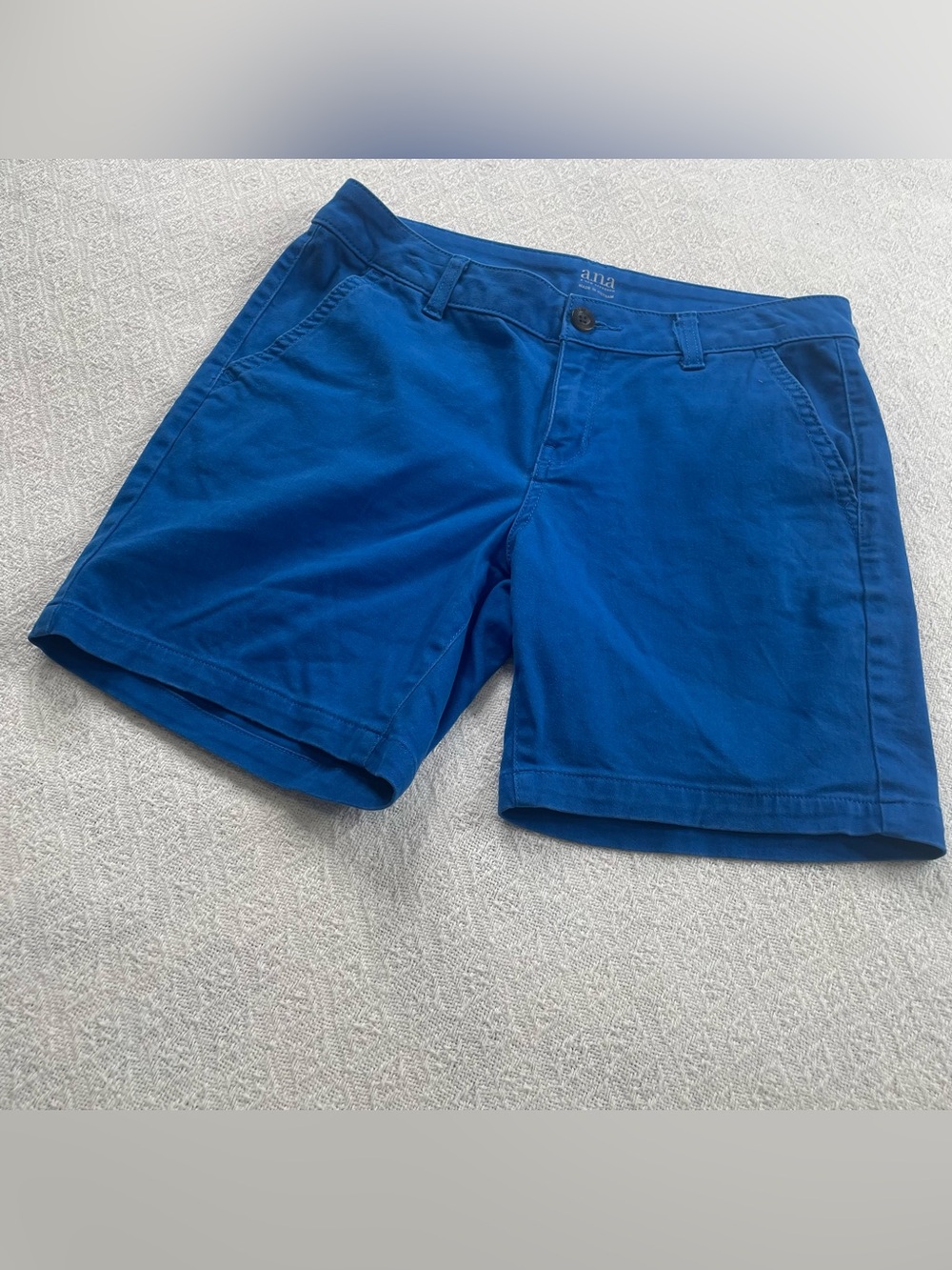 A.N.A Classic Royal Blue Chino‎ Shorts~ Size  4  Twill~ Summertime